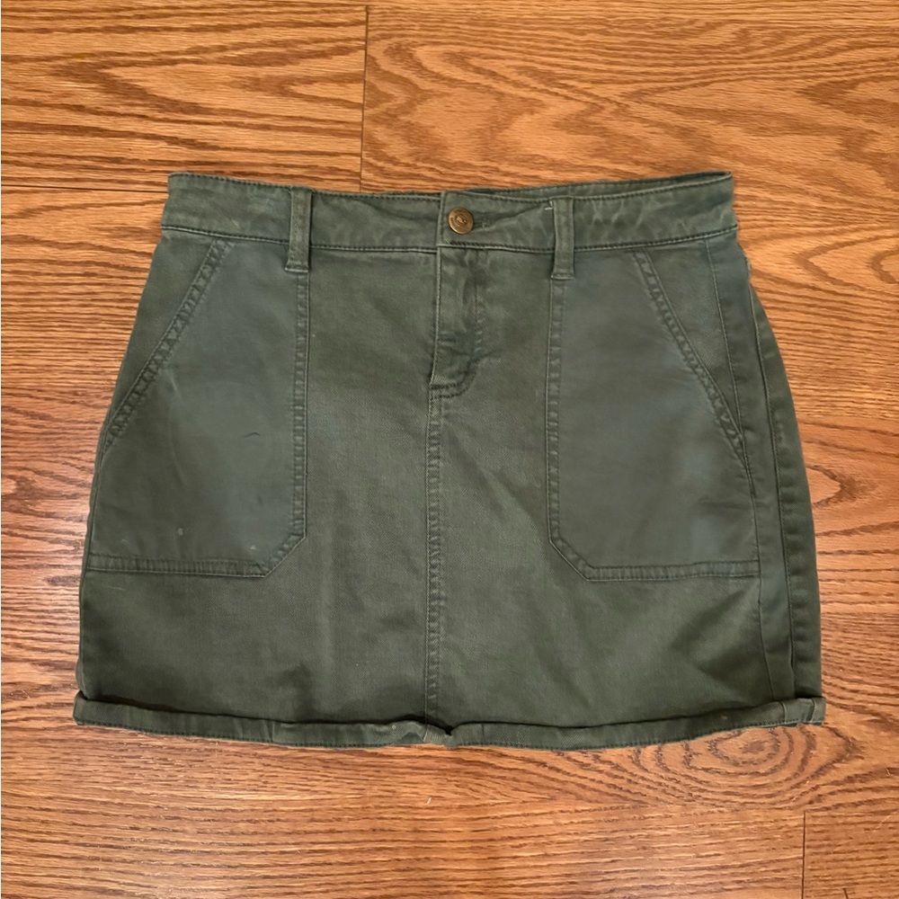 Vineyard Vines Green Cargo Mini Skirt Casual
